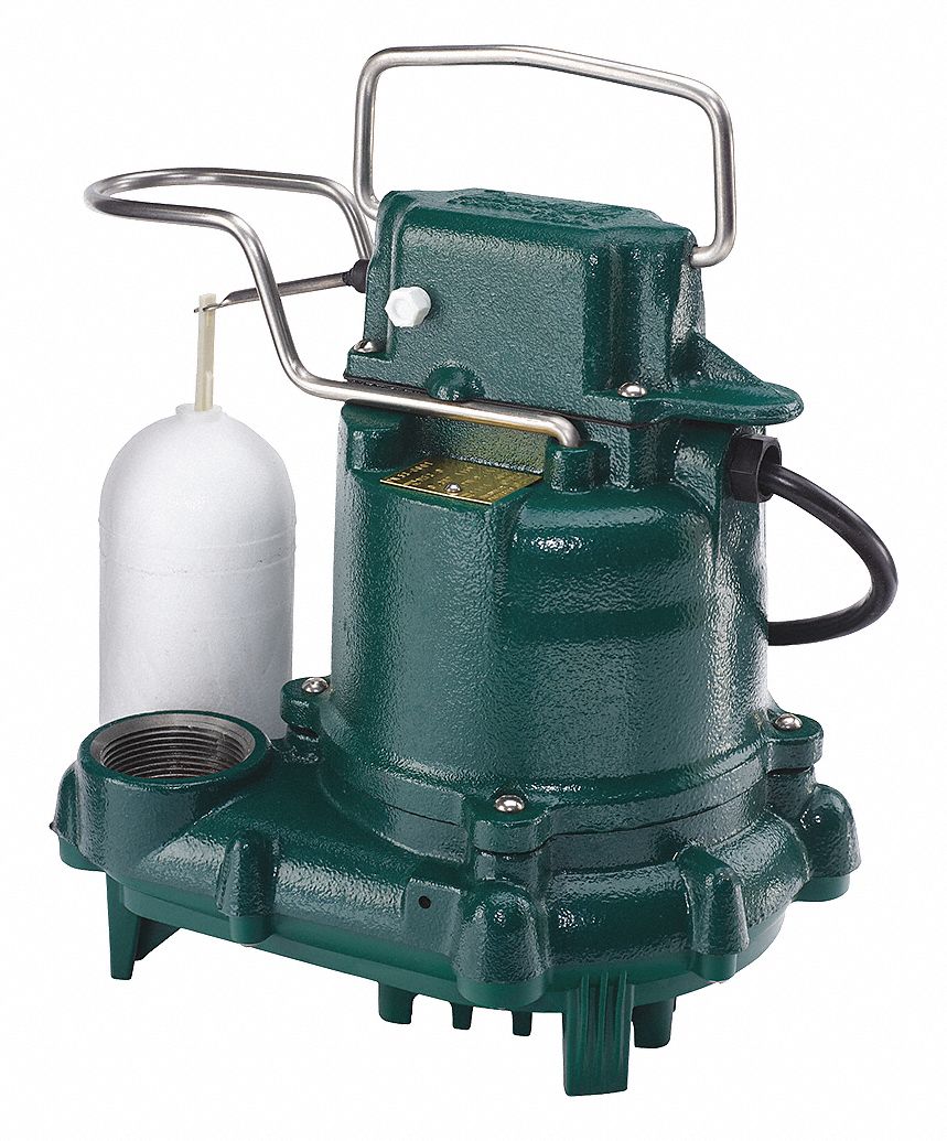 ZOELLER, 3/10, Vertical Float, Submersible Sump Pump 2P547M53 Grainger