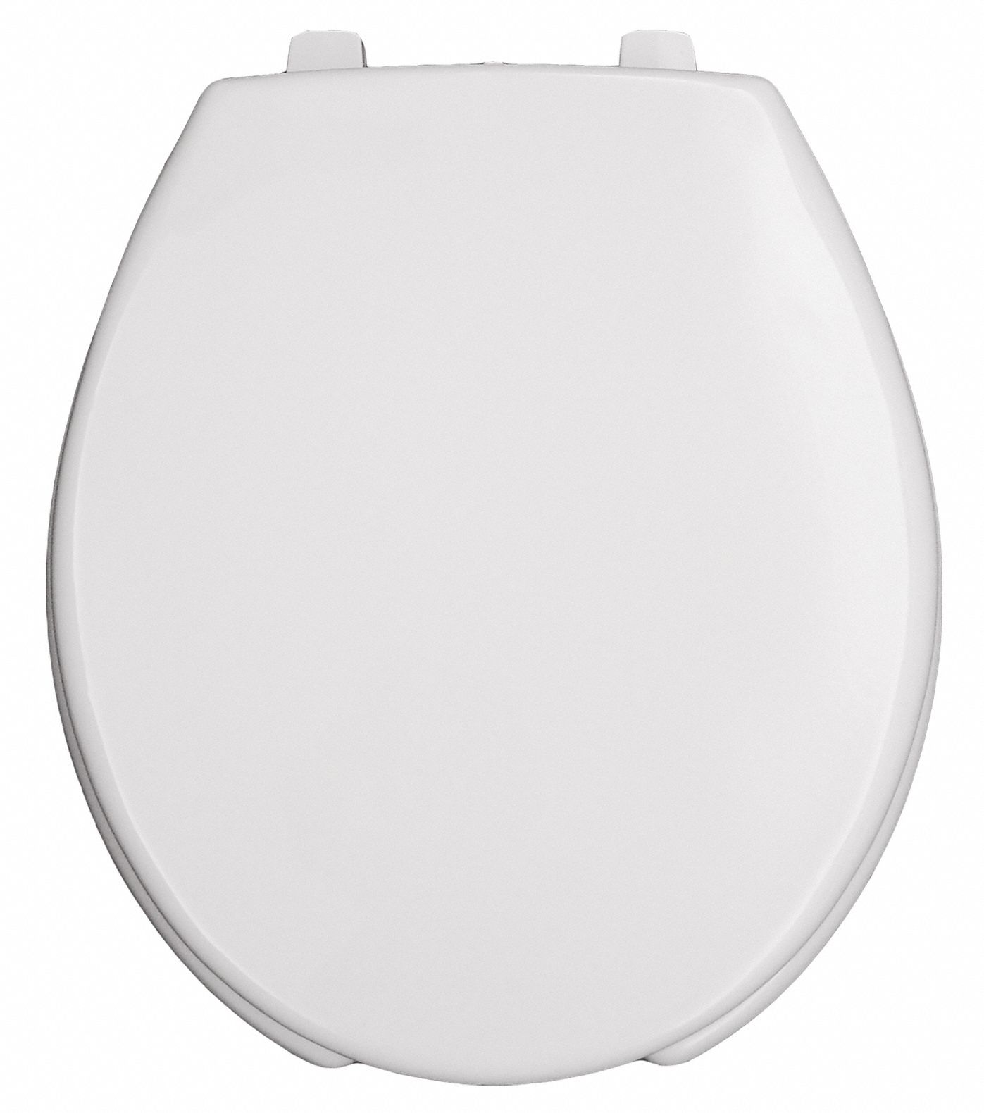 BEMIS Toilet Seat White, Plastic, External Check Hinge, 2 1/4 in Seat