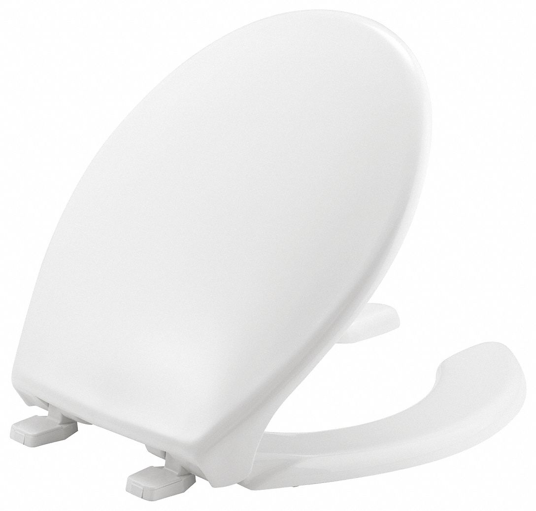 White, Plastic, Toilet Seat 2P887950000 Grainger