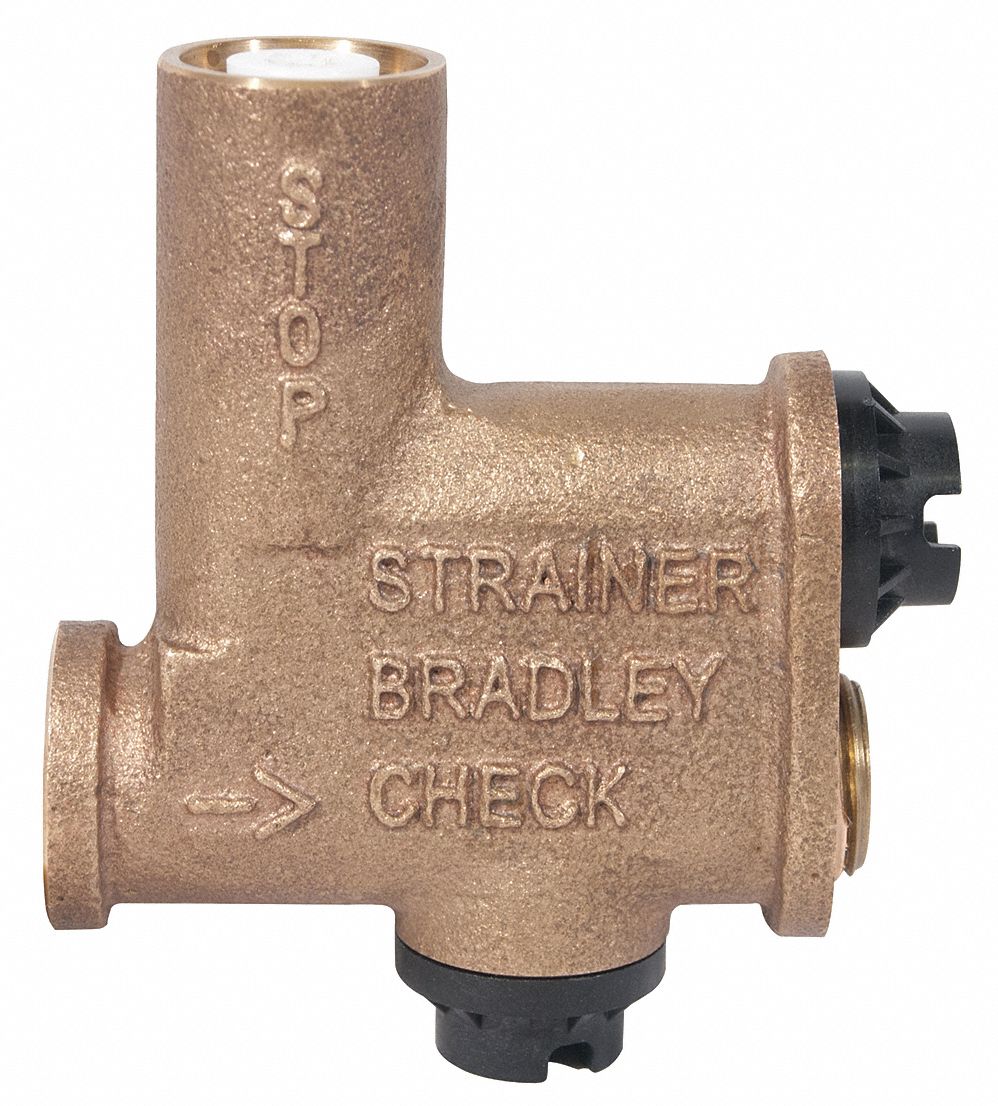 STOP STRAINER, CHECK VALVE KIT: BRADLEY, FOR USE WITH WASH FOUNTAINS