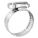 WORM GEAR HOSE CLAMP, 201 SS, PERFORATED BAND, ½ IN TO 1 1/16 IN CLAMPING DIAMETER, 10 PK