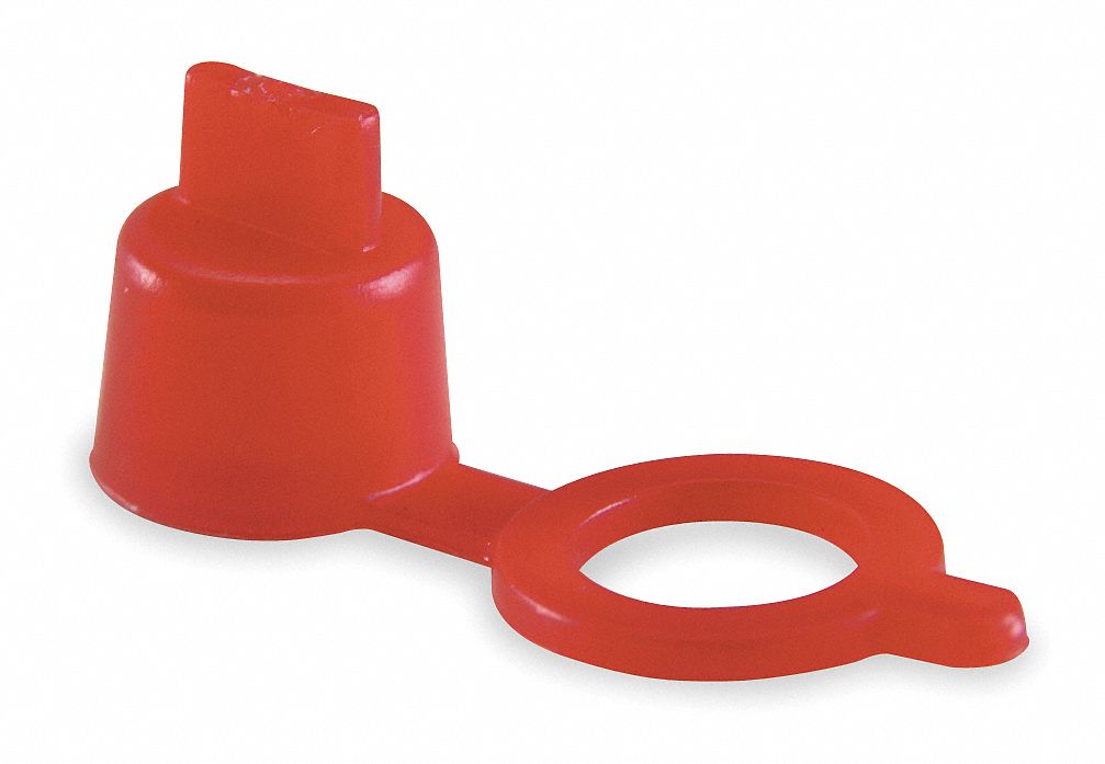 Grease Fitting Cap,Red,PK10