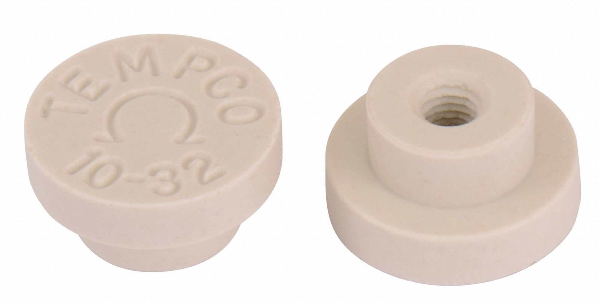 TEMPCO, 10, PK, Ceramic Terminal Cap 2PCK5CERR1018 Grainger