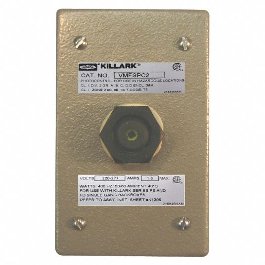 For NV2/VM, Hazardous Location Photocell, 208277V 2PDJ3VMFSPC2