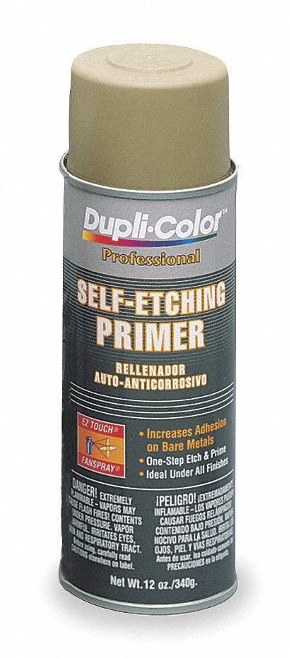 DUPLICOLOR Primer,Self Etching,12 oz. 2PE20DPP101 Grainger