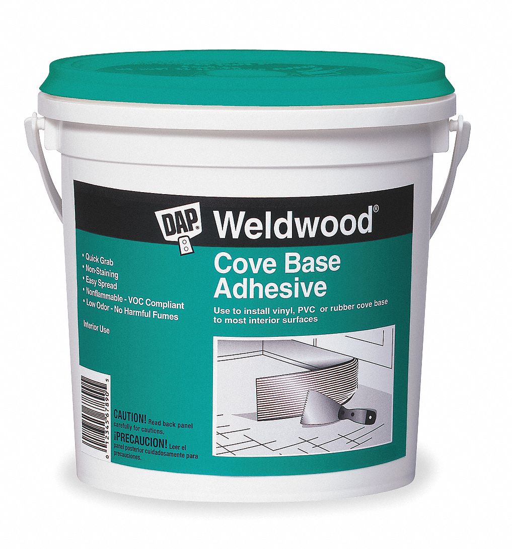 WELDWOOD Light Gray Construction Adhesive, 1 gal, Pail, General Purpose