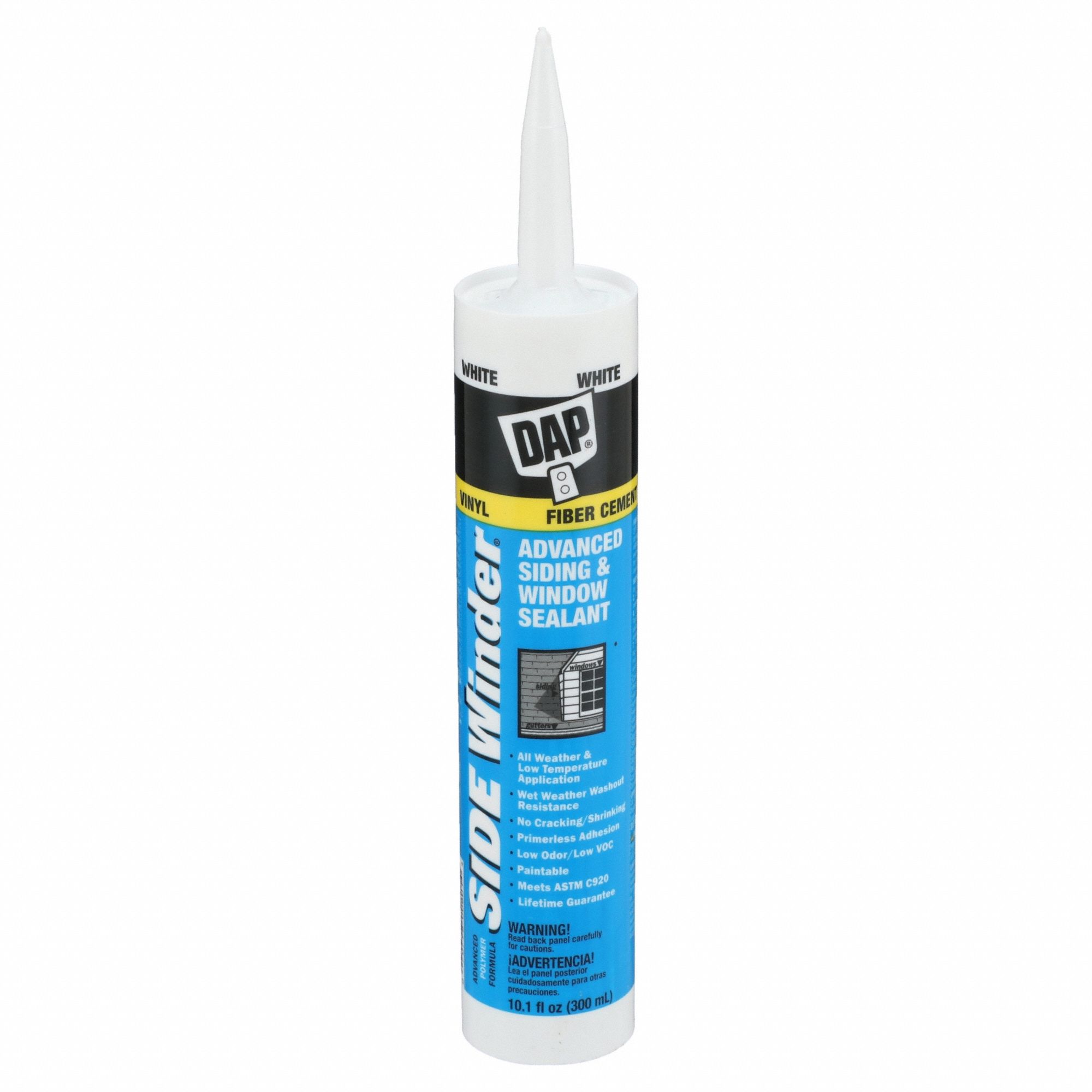 DAP, Side Winder, White, Hybrid Sealant - 2PE49|00801 - Grainger