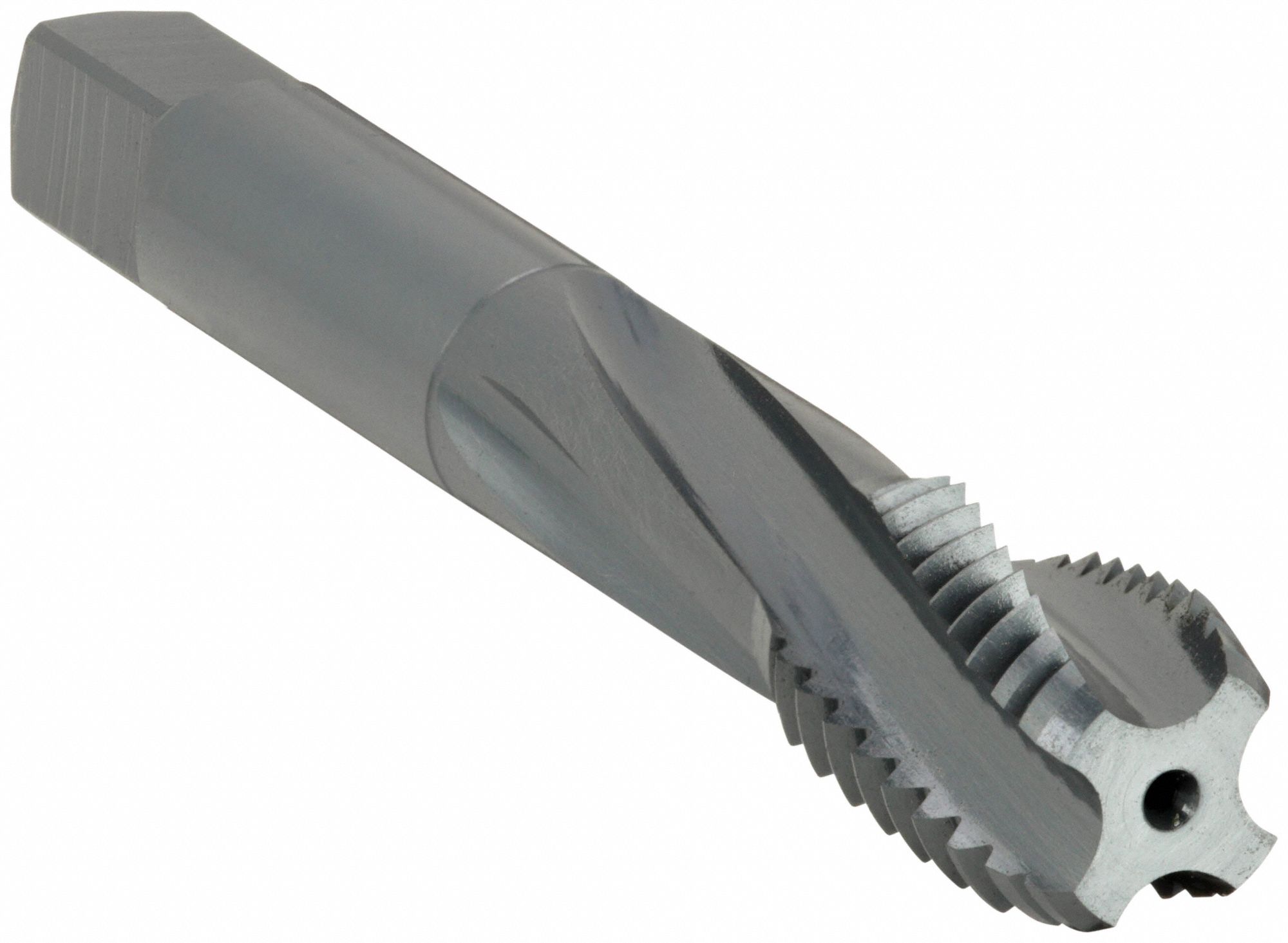 TARAUD À CANNELURE HÉLICOÏDALE, FILETAGE 5/8 PO-11, FILETAGE 11/16 PO LONG, 3 25/32 PO LO, DROITIER, H3