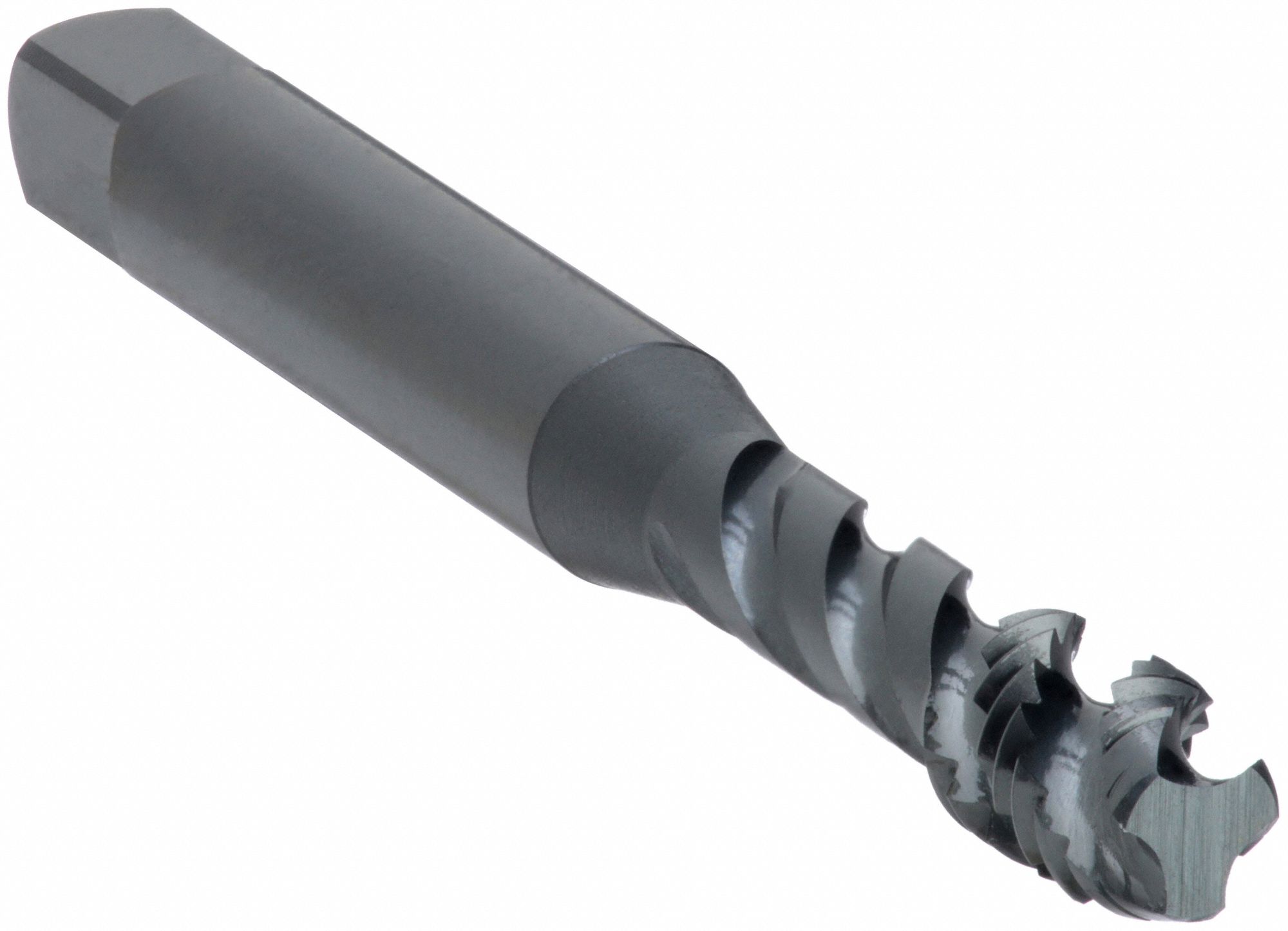 TARAUD À CANNELURE HÉLICOÏDALE, FILETAGE M5X0,8, FILETAGE 6 MM LONG, 6 MM LONG, FINISSEUR MODIFIÉ, ACIER RAPIDE