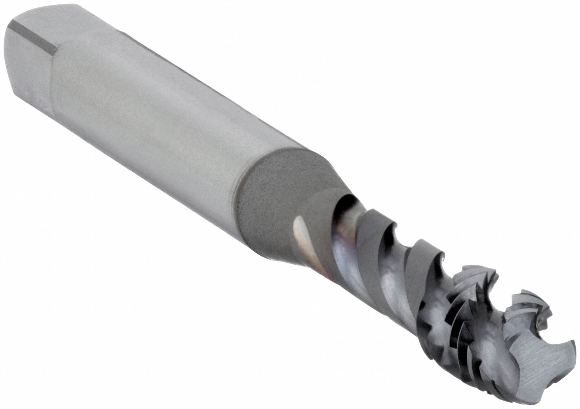 Spiral Flute Tap: M6x1 Thread Size, 8.00 mm Thread Lg, 63.00 mm Overall Lg, Modified Bottoming