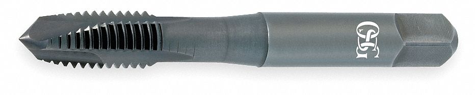 Spiral Point Tap: M6x1 Thread Size, 12.00 mm Thread Lg, 63.00 mm Overall Lg, Plug, Right Hand