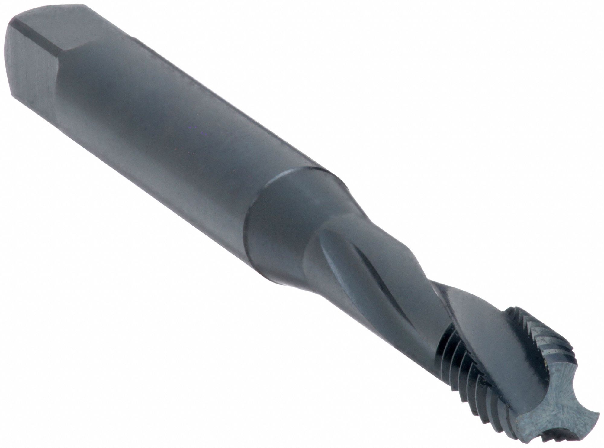 SPIRAL FLUTE TAP, M5X0.8 THREAD, 6MM THREAD L, 6MM OVERALL L, MODIFIED BOTTOMING