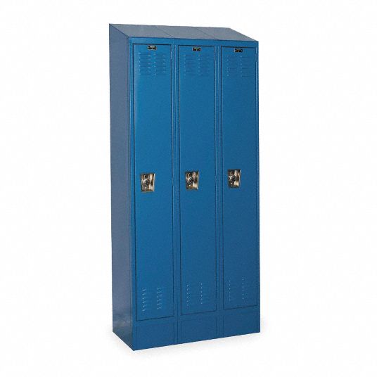 HALLOWELL, 36 in x 15 in x 78 in, Louvered, Wardrobe Locker - 2PFT1 ...