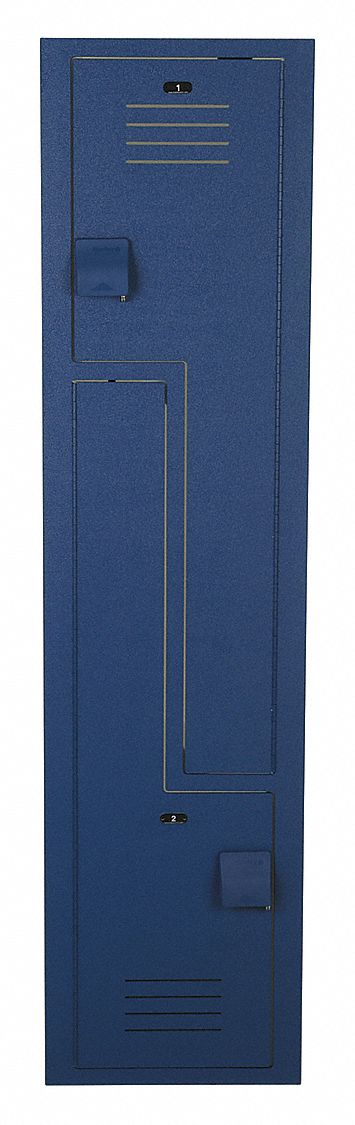 BRADLEY, 15 in x 18 in x 72 in, Louvered, Wardrobe Z Locker