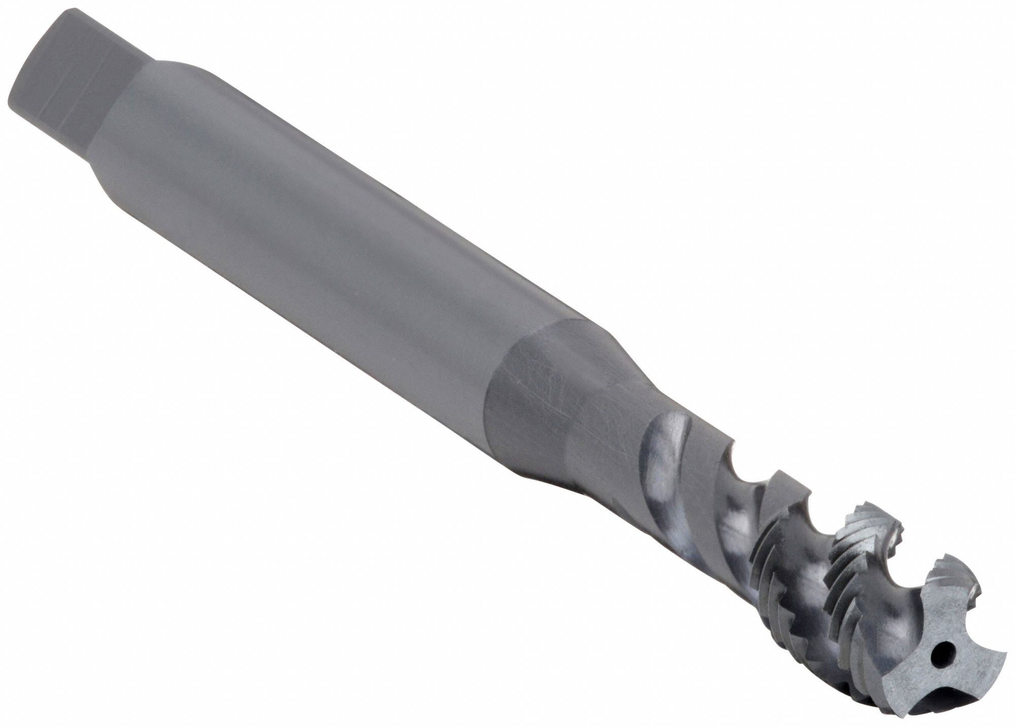 Spiral Flute Tap: 7/16"-20 Thread Size, 9/16 in Thread Lg, 3 29/32 in Overall Lg, Right Hand, 2B