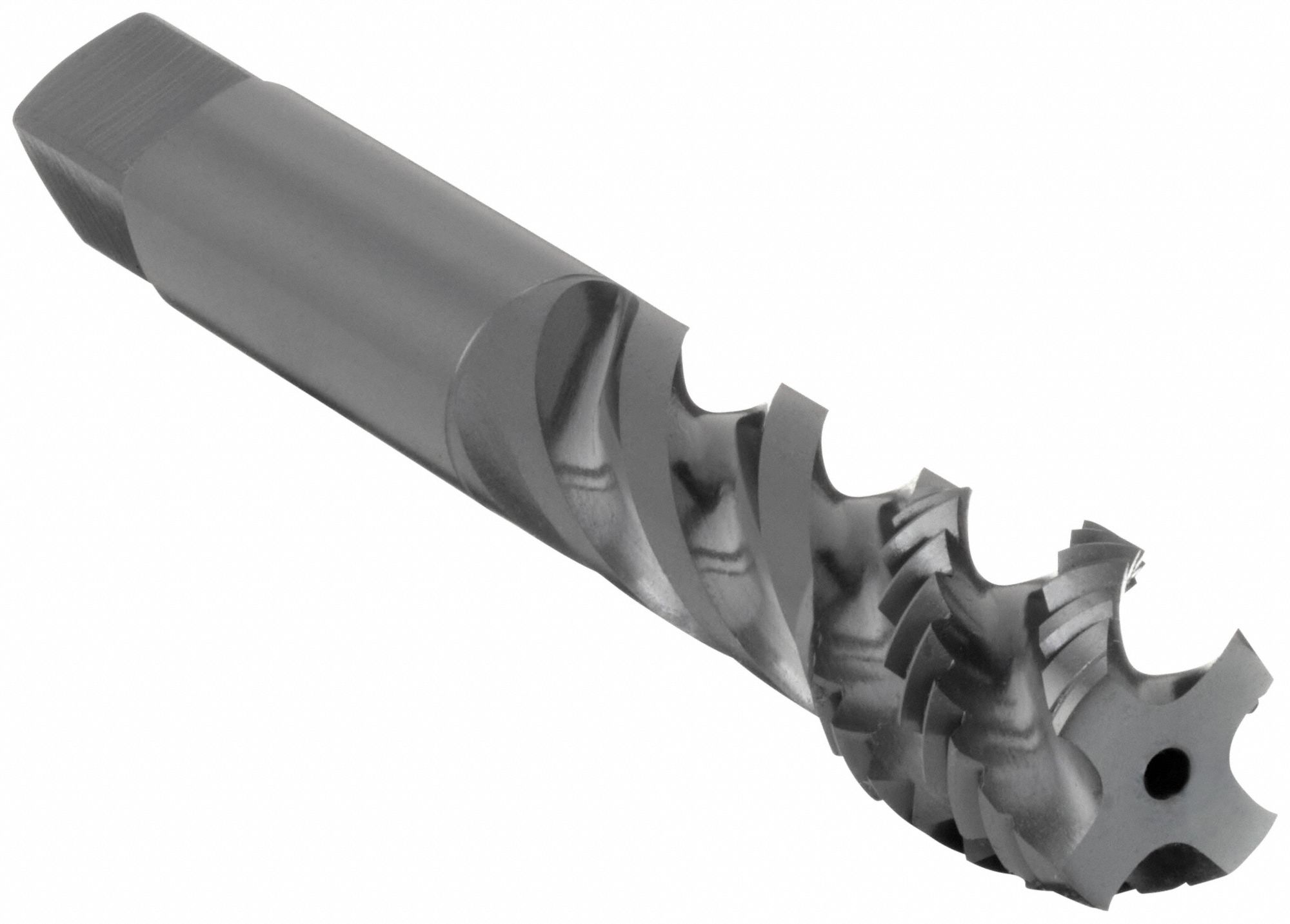 Spiral Flute Tap: 7/8"-9 Thread Size, 7/8 in Thread Lg, 5 1/2 in Overall Lg, Modified Bottoming