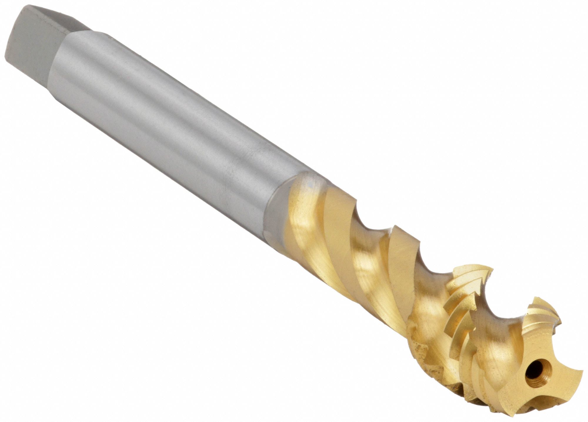 Spiral Flute Tap: 1/2"-20 Thread Size, 9/16 in Thread Lg, 3 29/32 in Overall Lg, Right Hand, 2B