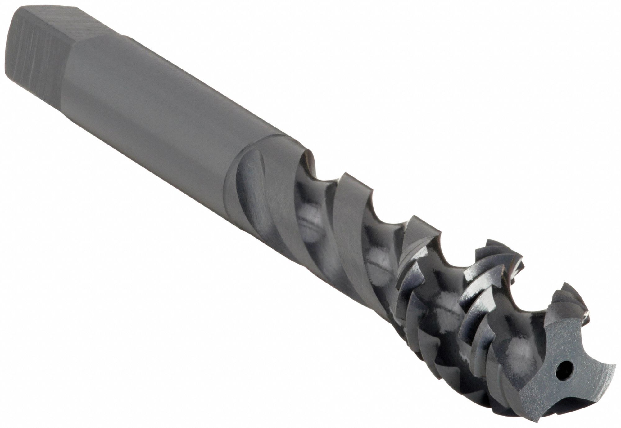 SPIRAL FLUTE TAP, 7/16"-14 THREAD, 9/16 IN THREAD L, 3⅛ IN L, RIGHT HAND, H3, HSS