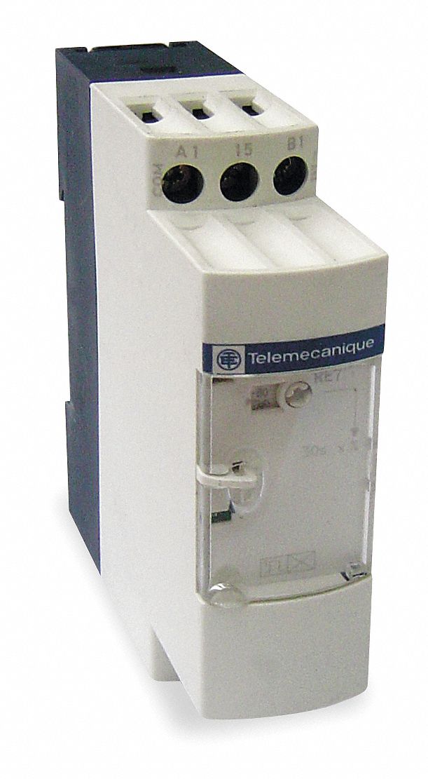 DAYTON Relevador Temporizador Encapsulado, Voltaje de Bobina 12 to 125VDC,  1A, Forma de Contacto: 1NO - Relevadores con Retardo de Tiempo de Función  Sencilla - 5WML4