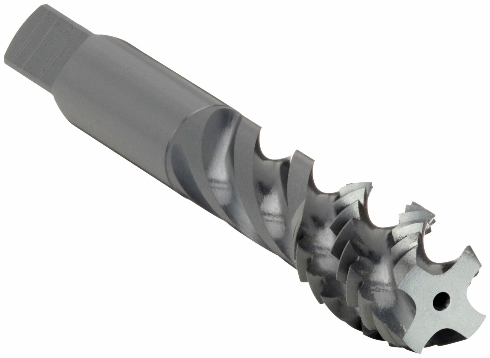 TARAUD À CANNELURE HÉLICOÏDALE, FILETAGE 5/8 PO-18, FILETAGE 11/16 PO LONG, 3 25/32 PO LO, DROITIER, H3