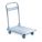ALUMINUM-DECK PLATFORM TRUCK, 330 LB LOAD CAPACITY, 30 IN X 18 IN X 6 IN, RUBBER