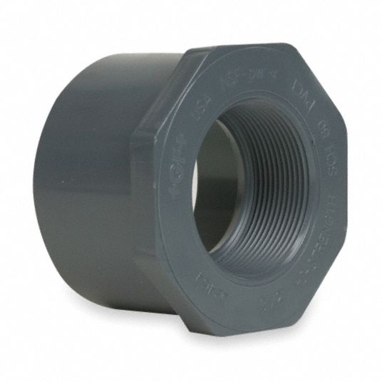 Grainger Approved Reducing Bushing 3 4 In X 1 2 In Fitting Pipe Size Schedule 80 Male Spigot X Female Npt Gray 2pmg4 8 101 Grainger