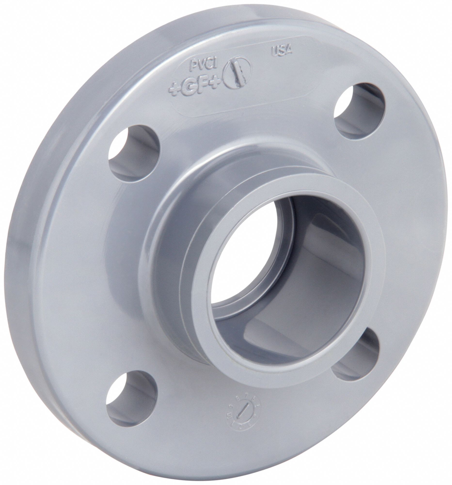 PVC SCH80 ONE-PIECE FLANGE SOCKET, ANSI 150PSI