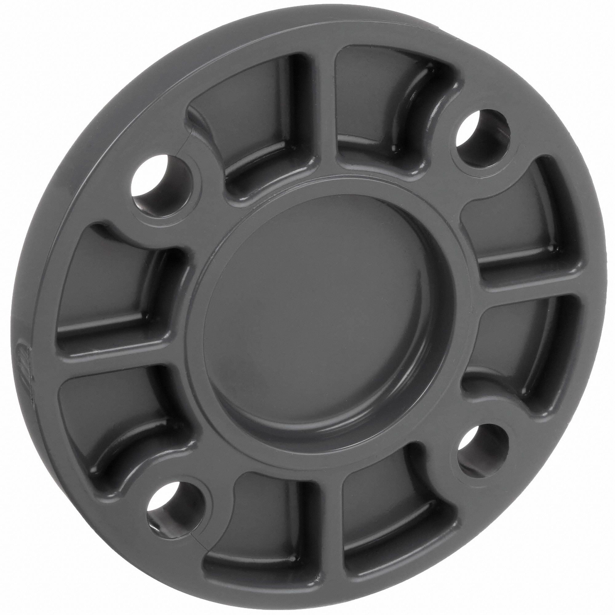 GF PIPING SYSTEMS PVC Blind Flange, Flanged, 11/2 in Pipe Size Pipe