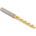 Metric TiN-Coated Spiral-Flute Non-Coolant-Through High-Speed Steel Jobber-Length Drill Bits with Straight Shank