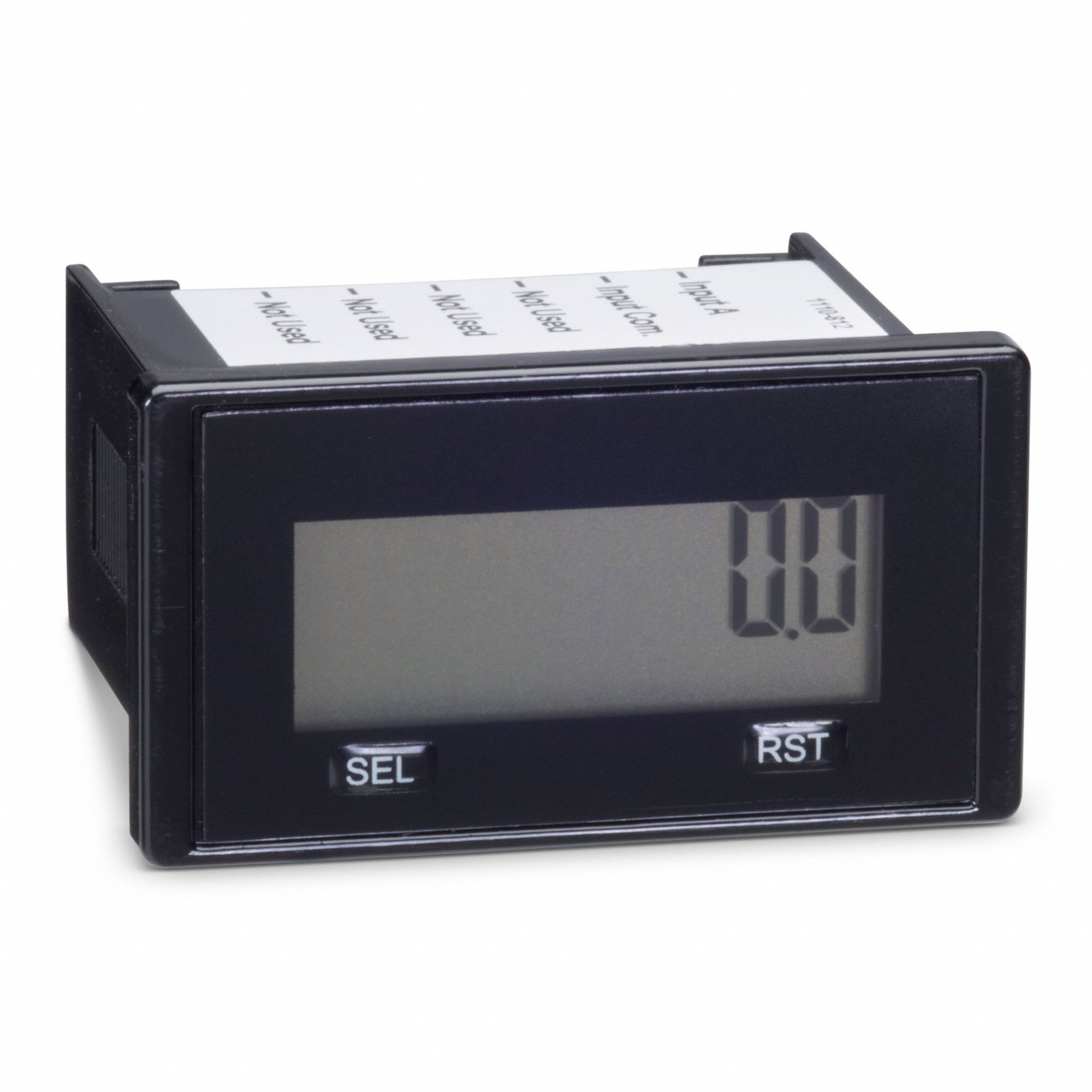 LCD Hour Meter Rectangular Dry Contact