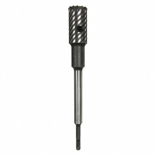 BOSCH Rebar Cutter Drill Bit, 1 1/2 in Drill Bit Size, Carbide, 12 in