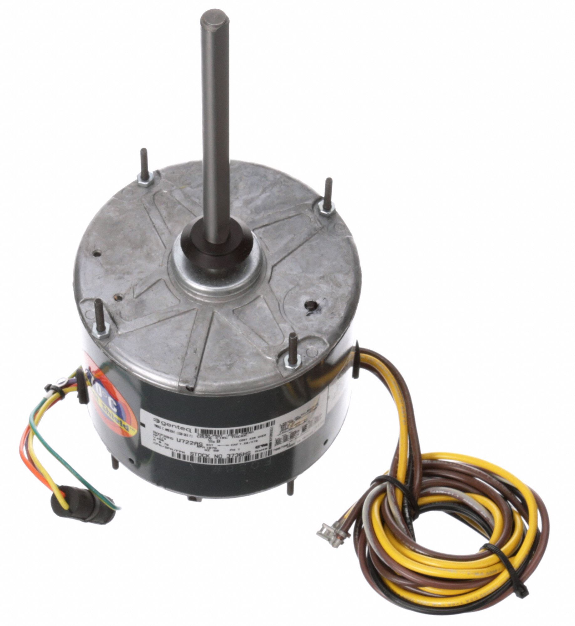 Century 1/4 - 1/6 HP Condenser Fan Motor, 1625 RPM, 208-230V, PSC, Frame 42, For HVAC Units