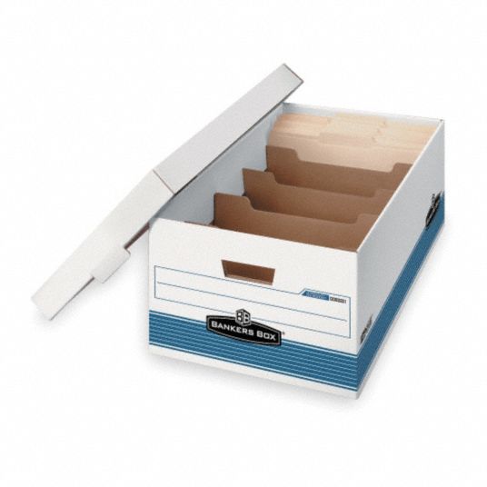 BANKERS BOX, Corrugated Fiberboard, Legal File Size, File Box - 2PWT6 ...
