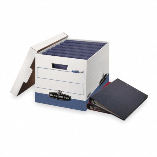 Bankers Box® Stor/File Corrugated File Storage Boxes, Lift-Off Lid