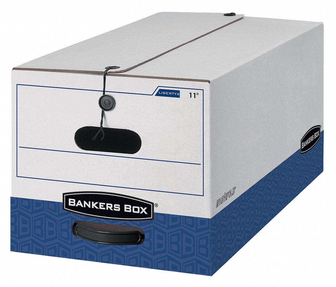 BANKER BOX,LTR,STRING BUTTON,PK12