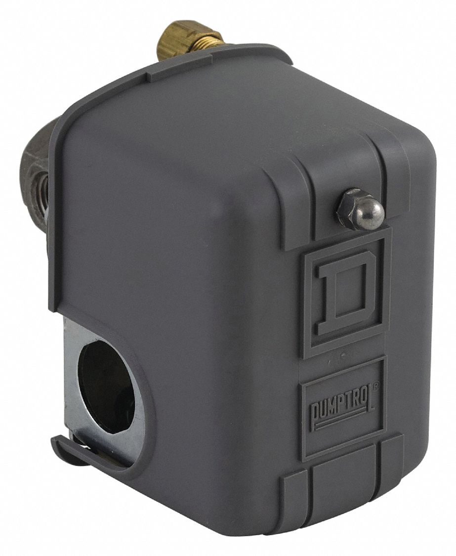 SQUARE D Air Compressor Pressure Switch; Range 40 to 150 psi, Port