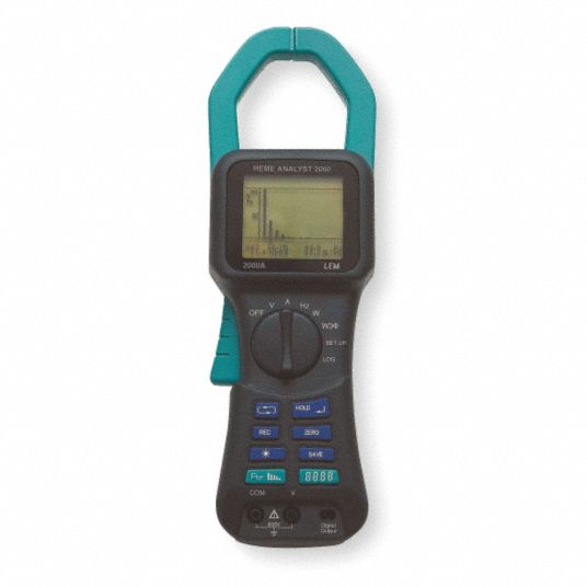 LEM Clamp On Power Quality Meter, Power 1.2MW 2PY94AN2060 Grainger