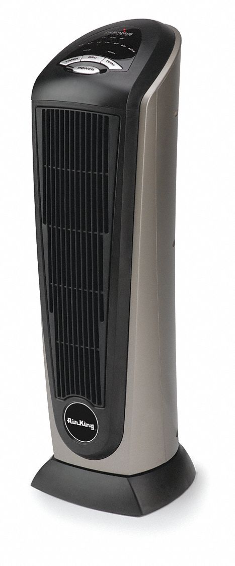 DAYTON Calentador Eléctrico de Pedestal , Aire Forzado , 120VCA , Salida de  BtuH 5118 / 3071 , Gris - Calentadores Eléctricos Portátiles - 1VNX7