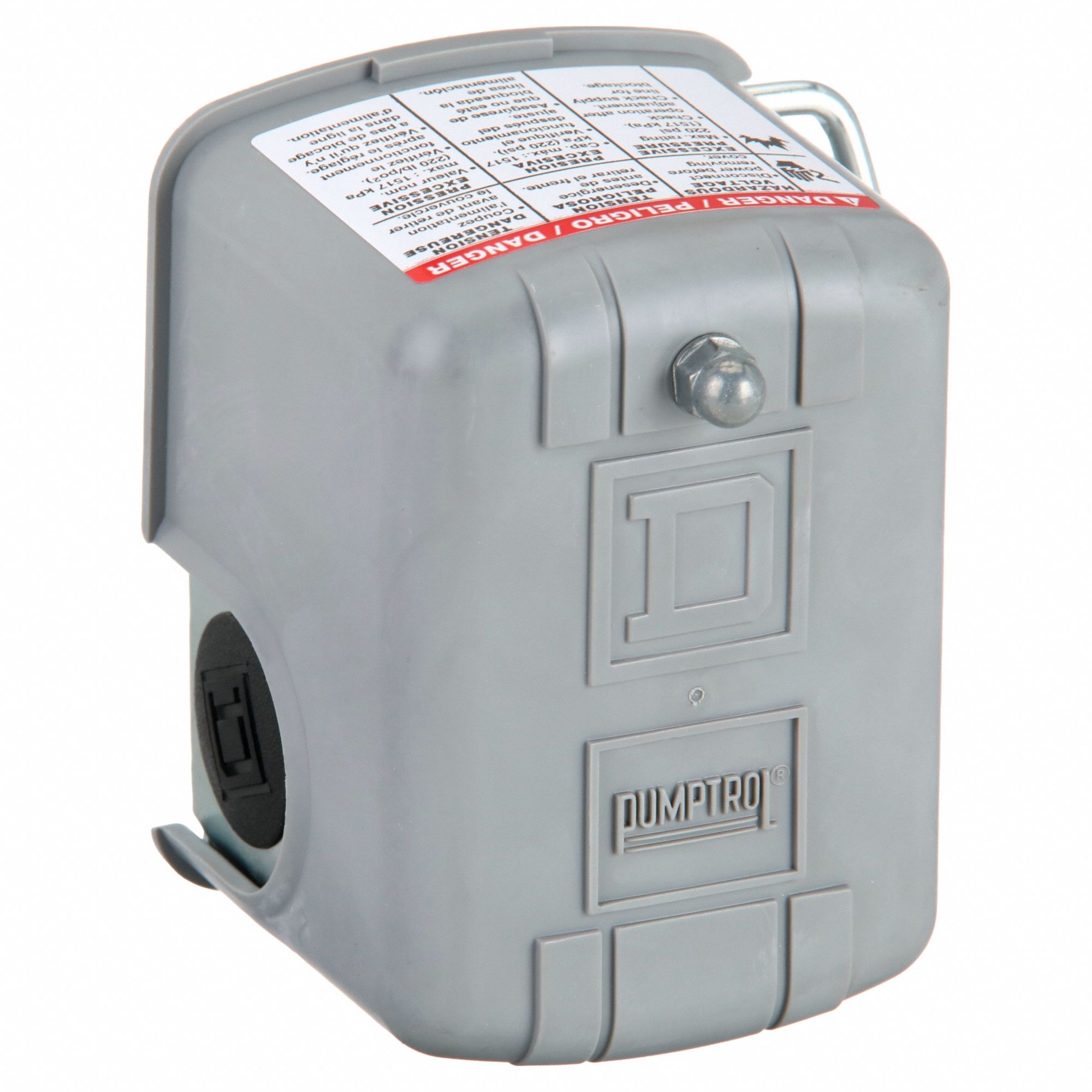 Water Pump Switch: Std, 5 psi – 80 psi, 1/4" FNPS, 60 psi / 80 psi ON/OFF