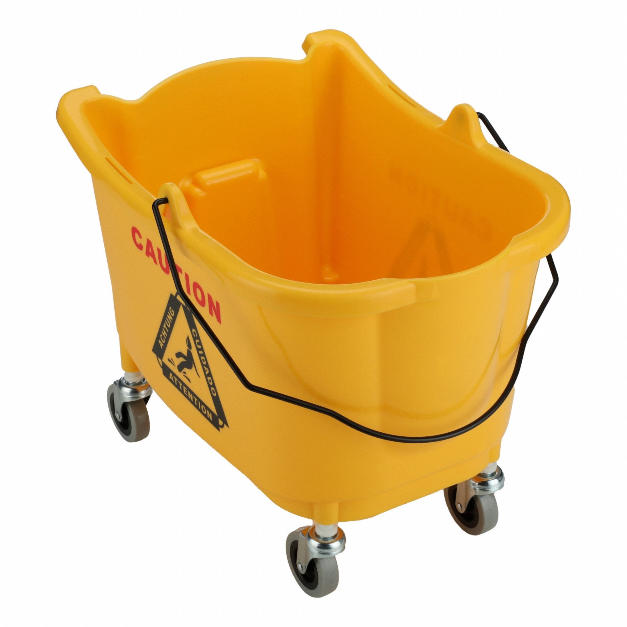 MOP BUCKET,YELLOW,8 3/4 GAL