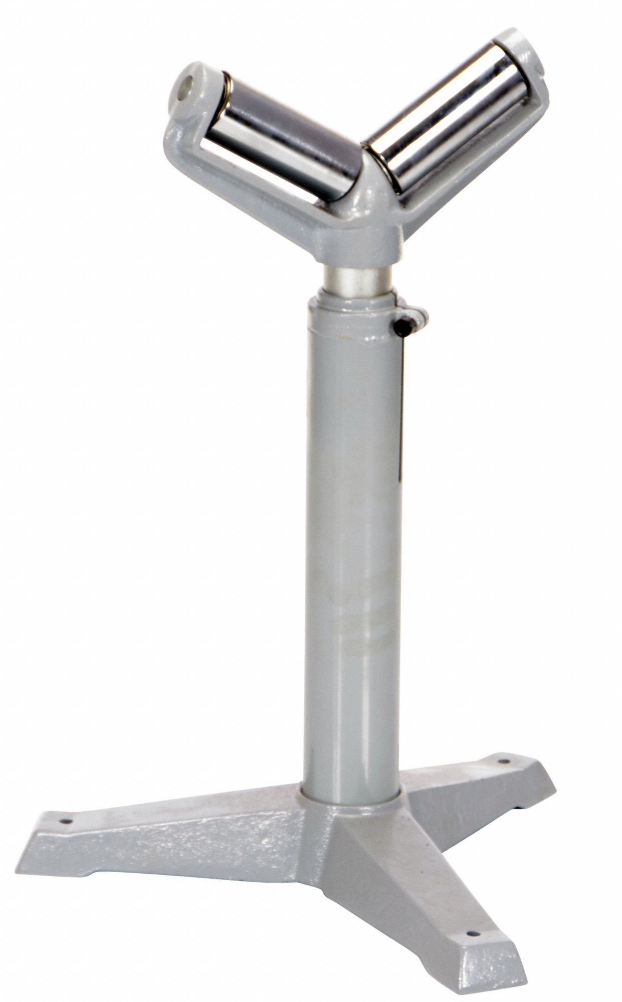 GRAINGER APPROVED Material Support Stand, VRoller, 1,760 lb Stand Load