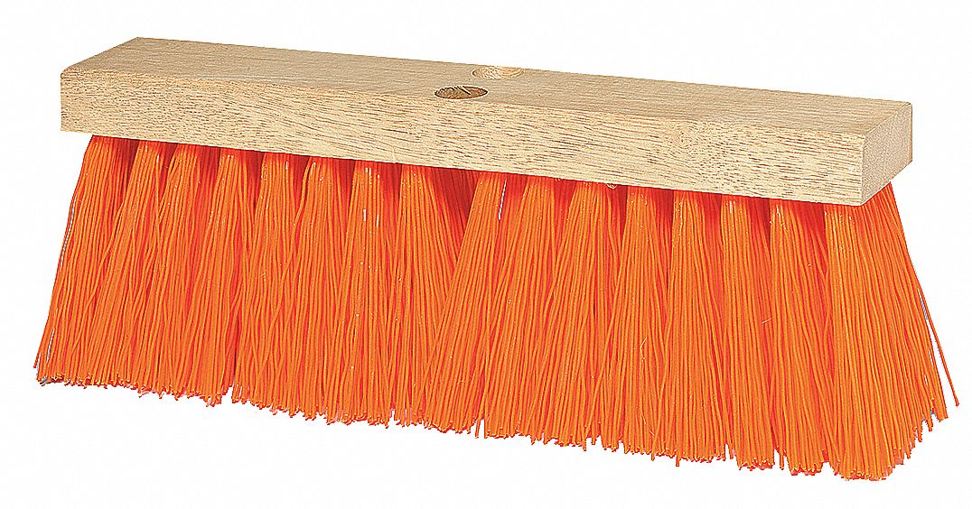 PUSH BROOM HEAD,TAPERED,16" SWEEP FACE