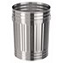 Round Metal Trash Cans