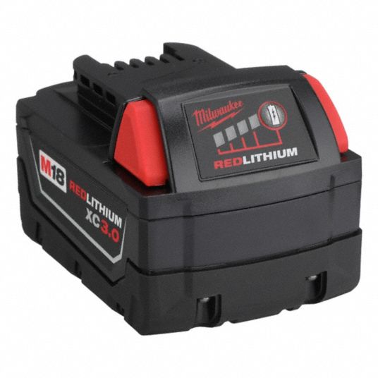 MILWAUKEE, M18™, 3 Ah, Battery - 2PYZ8|48-11-1828 - Grainger
