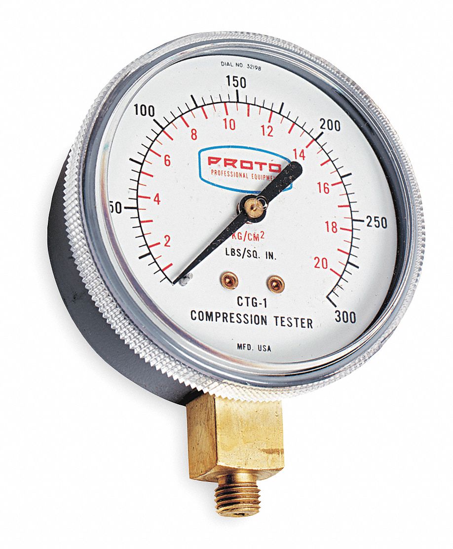 PROTO, Compression Gauge 2Q118JCTG1 Grainger