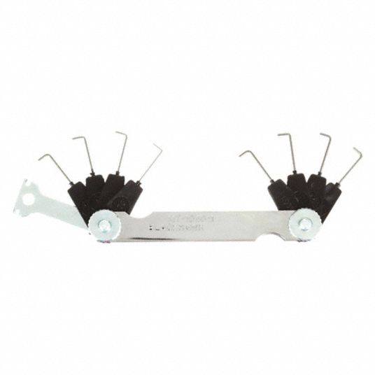 BLACKHAWK BY PROTO, Inch, 8 Feeler Blades, Spark Plug Wire Gauge Set 2R643MT10401 Grainger