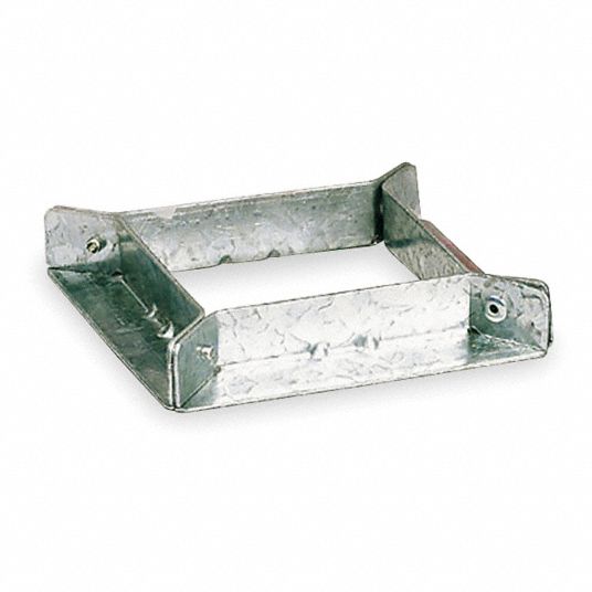 3M Square Mounting Bracket, 2 1/2 in Height, 2 1/2 in Width, 2 1/2 in Diameter 2RB18QP2.5SMB