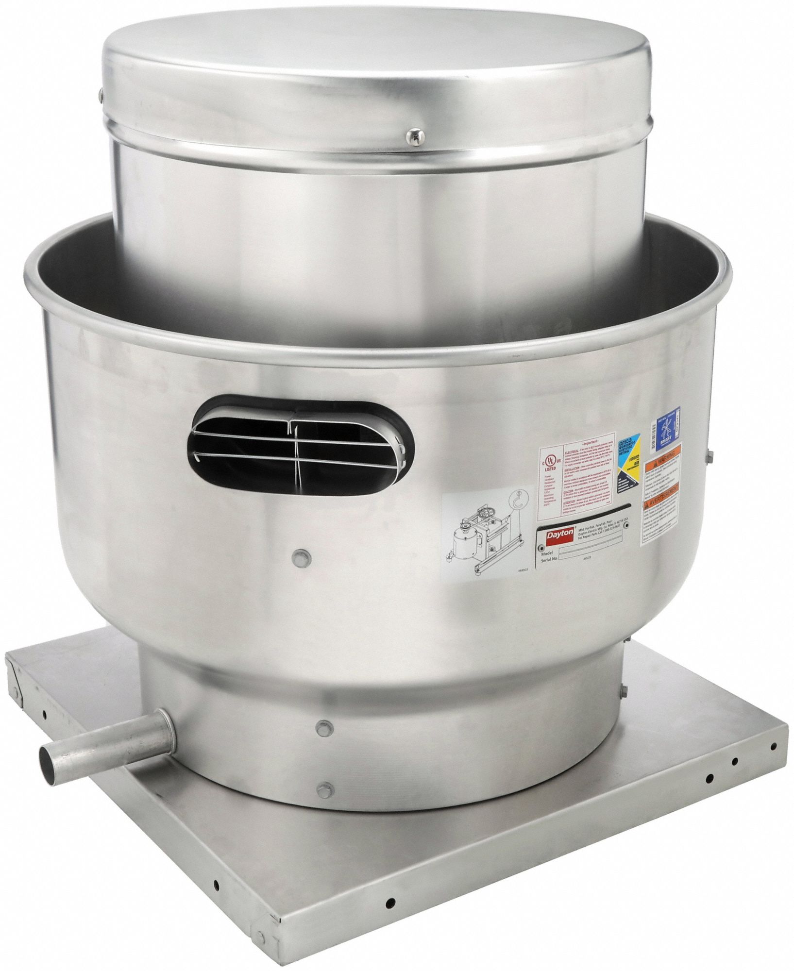 Belt Drive, Less Drive Pack, Centrifugal Upblast Roof Exhaust Fan