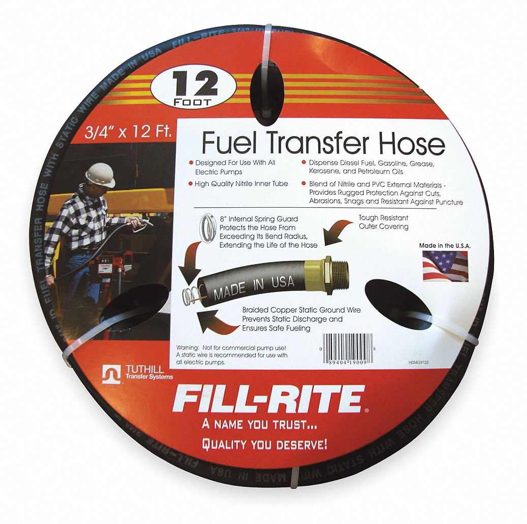 FUEL HOSE,3/4 IN NPT INLET/OUTLET