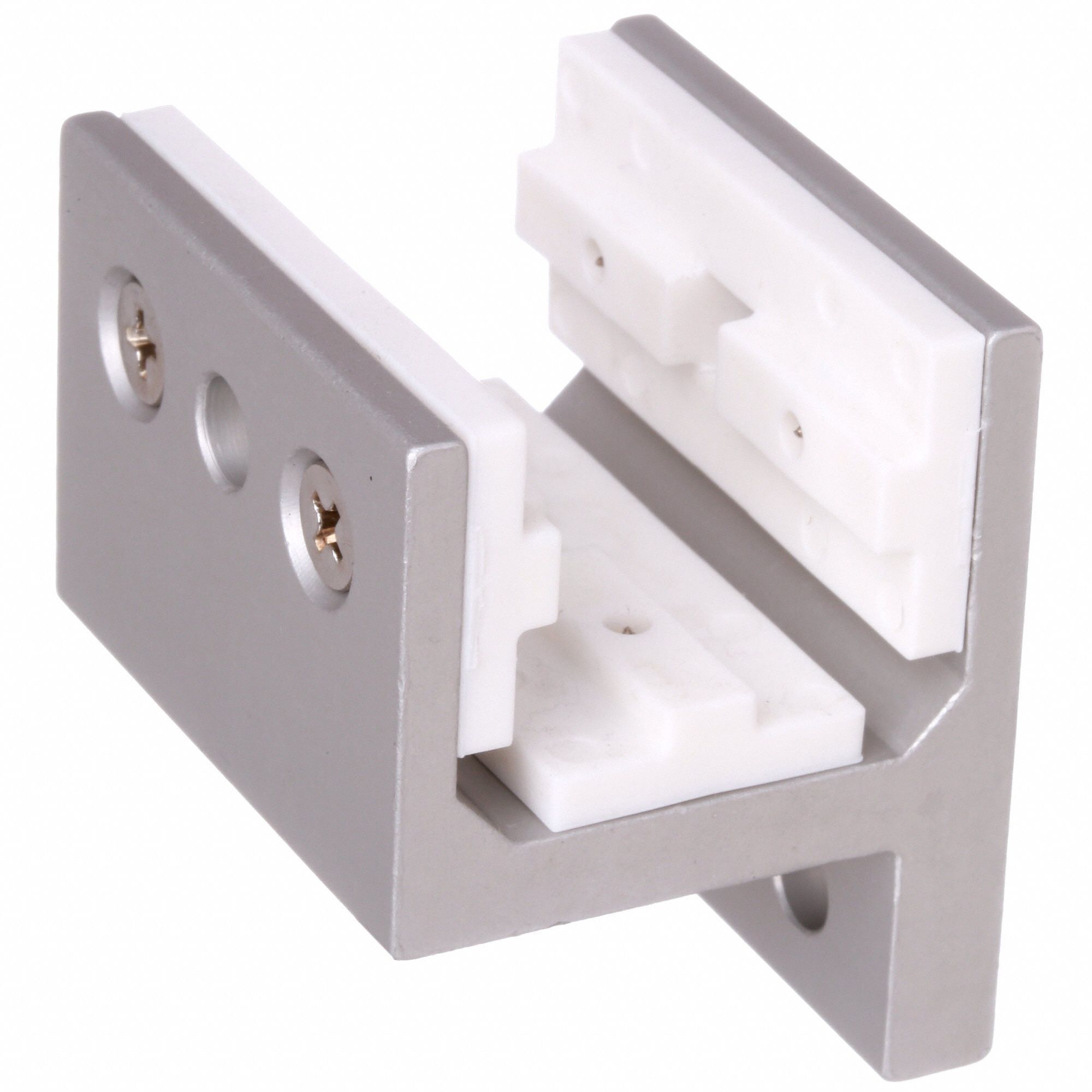 Linear Bearing: 10 Series, 1 7/8 in L x 1 5/8 in W x 1 31/32 in H, Silver, Single Flanged, Std